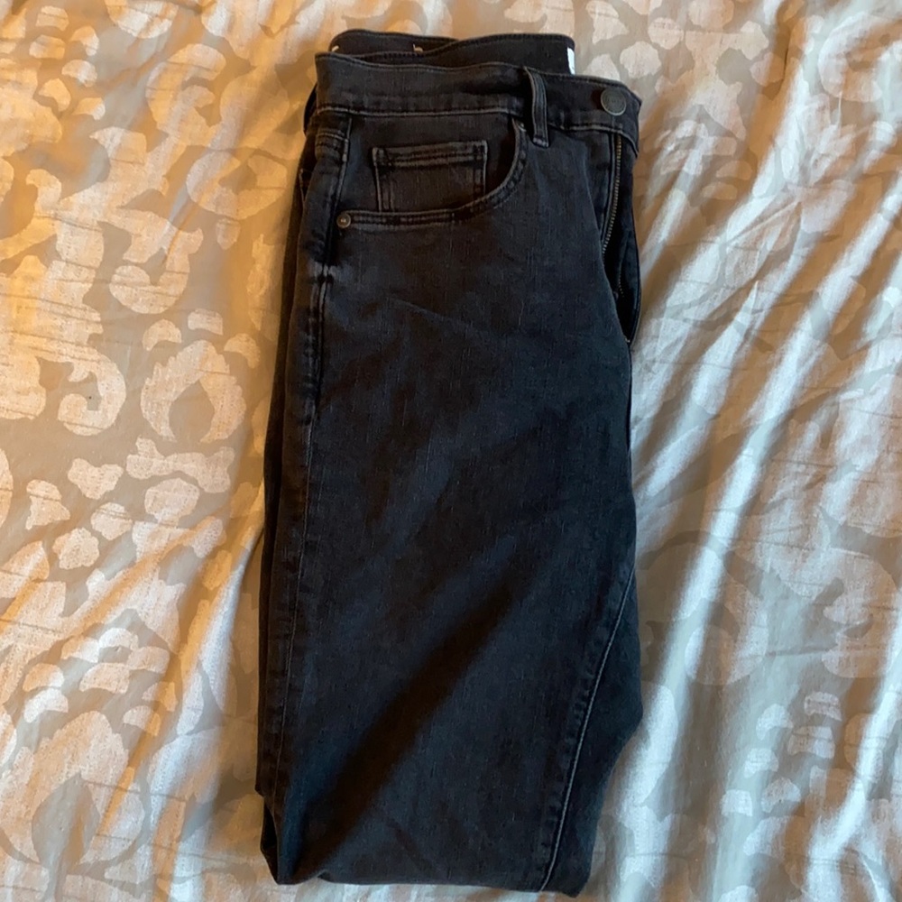 Loft high wasted skinny black jeans